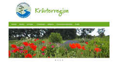 Desktop Screenshot of kraeuterregion.de